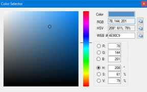 Color selection tool